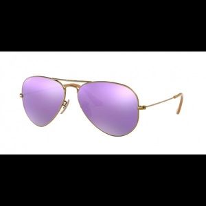 Ray-Ban Rb3025 Classic Mirrored Aviator Sunglasses